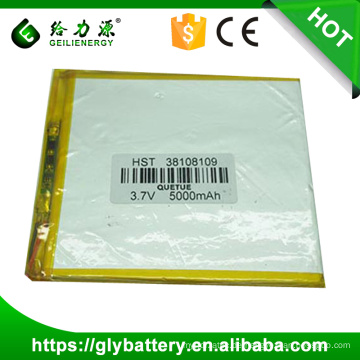 Waren von China 3.7v 6000mah Lithium-Polymer-Batterie